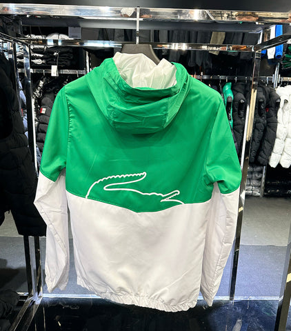LACOSTE - ΖΑΚΕΤΑ ΛΕΥΚΟ ΠΡΑΣΙΝΟ