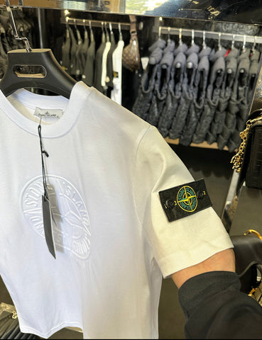 STONE ISLAND - T-SHIRT ΛΕΥΚΟ