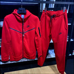 NIKE ΣΕΤ TECH FLEECE -ΚΟΚΚΙΝΟ